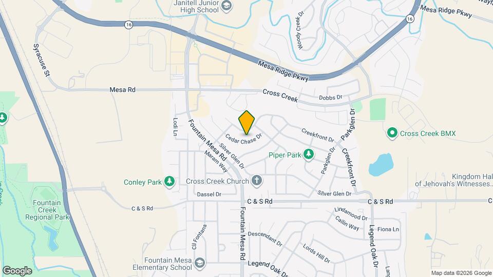 8305 Cedar Chase Dr Map and Location Details