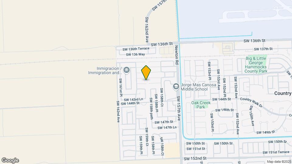 15929 SW 141st Ter Map and Location Details