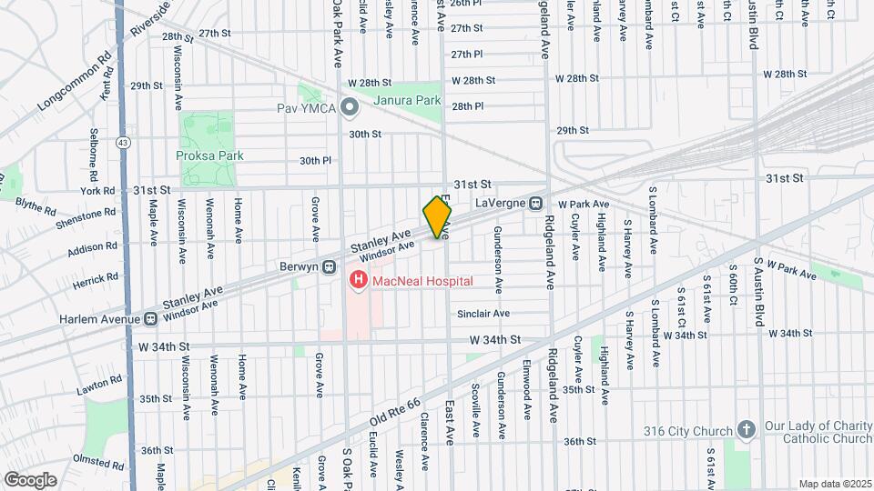 6606 Windsor Ave Map and Location Details