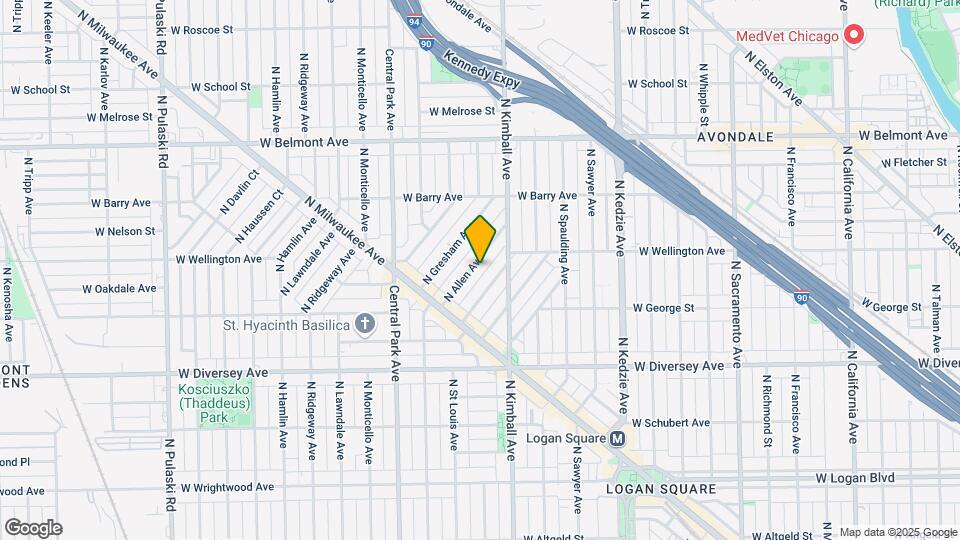 2959 N Allen Ave Map and Location Details