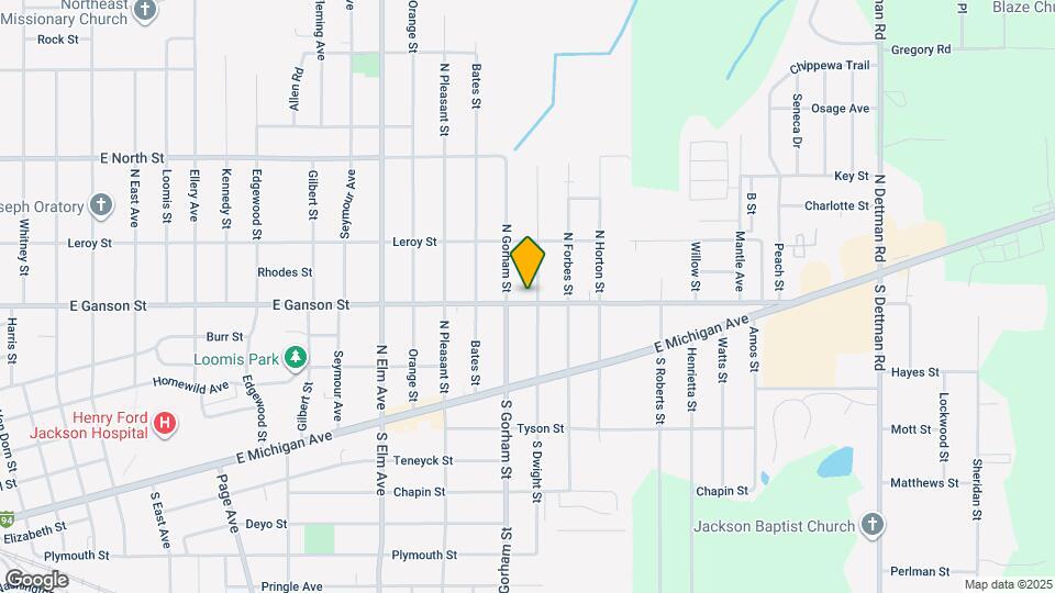 2012 E Ganson St Map and Location Details