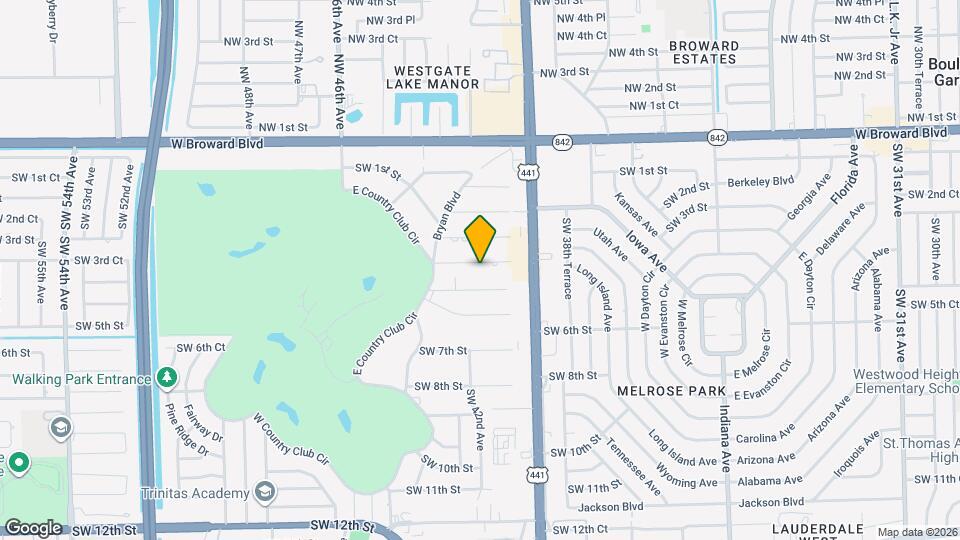 4190 SW 4th St Map and Location Details