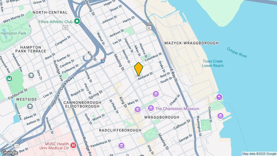 68 Amherst St Map and Location Details