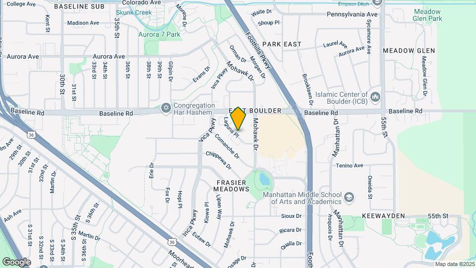 4475 Laguna Pl Map and Location Details