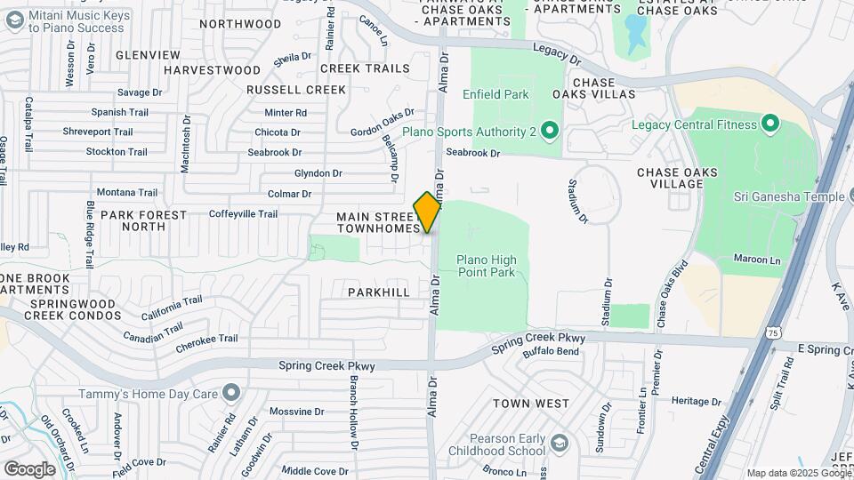 Highpoint Townhomes Map and Location Details