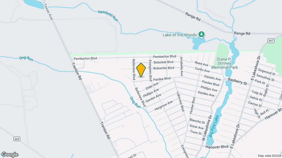 534 Pardee Blvd Map and Location Details