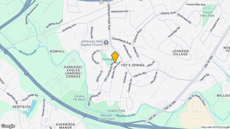 117 Monte Vista Ave Map and Location Details