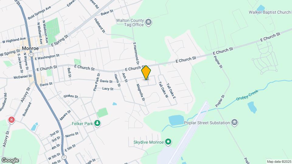 414 Wall St Map and Location Details