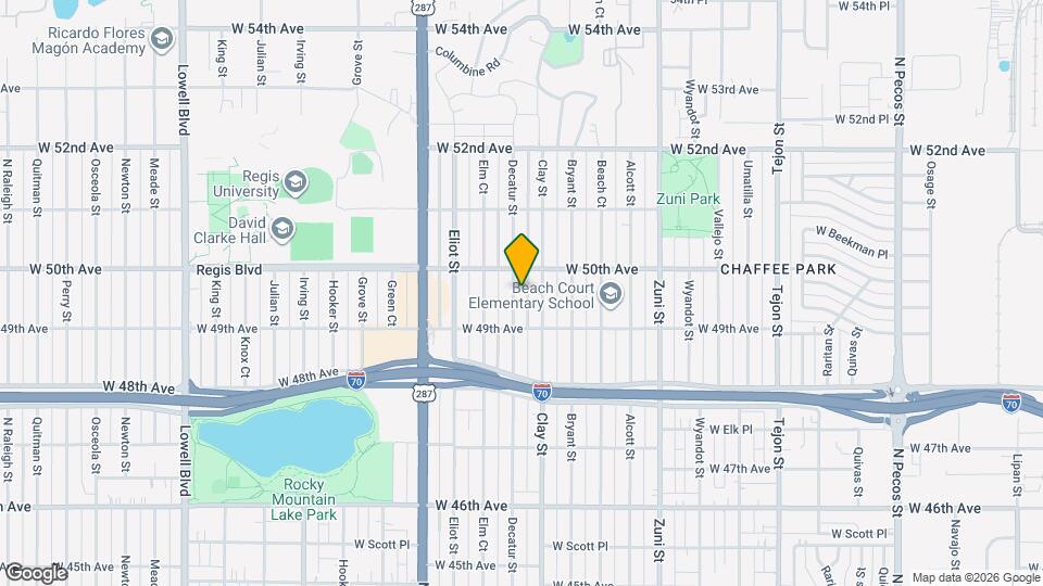 4960 Decatur St Map and Location Details