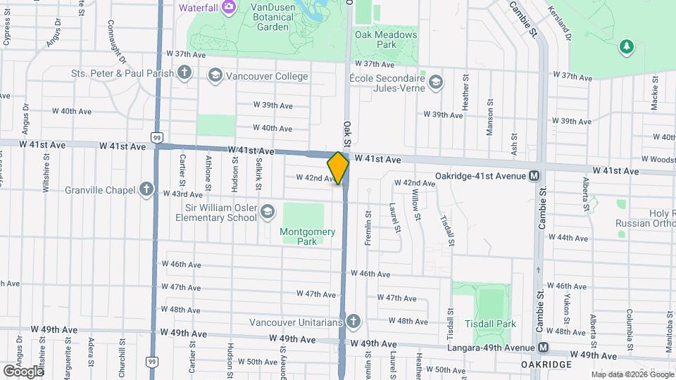 Oak Gardens Map and Location Details