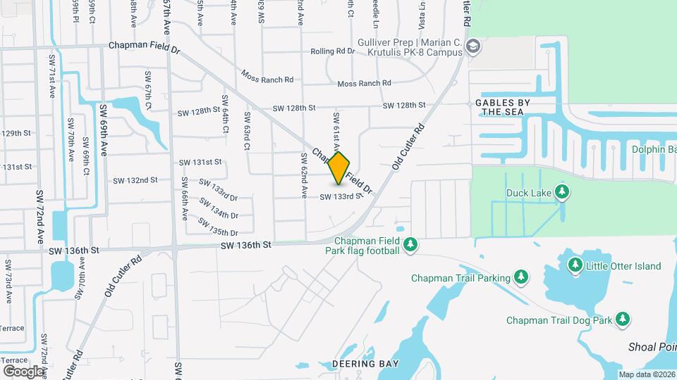 6065 SW 133rd St Map and Location Details