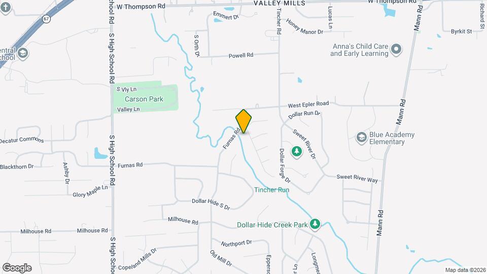 5606 Winship Dr Map and Location Details