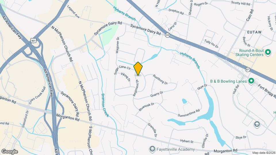 3456 Regiment Dr Map and Location Details