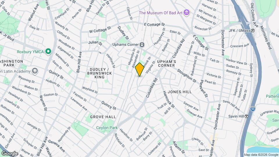 54 Monadnock St, Unit U2 Mapa y Detalles de la Ubicación