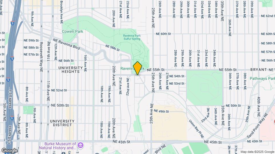 5325 Ravenna Pl NE Mapa y Detalles de la Ubicación