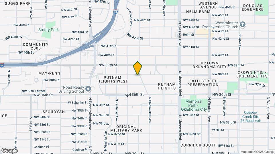 1702 NW 38th St Map and Location Details
