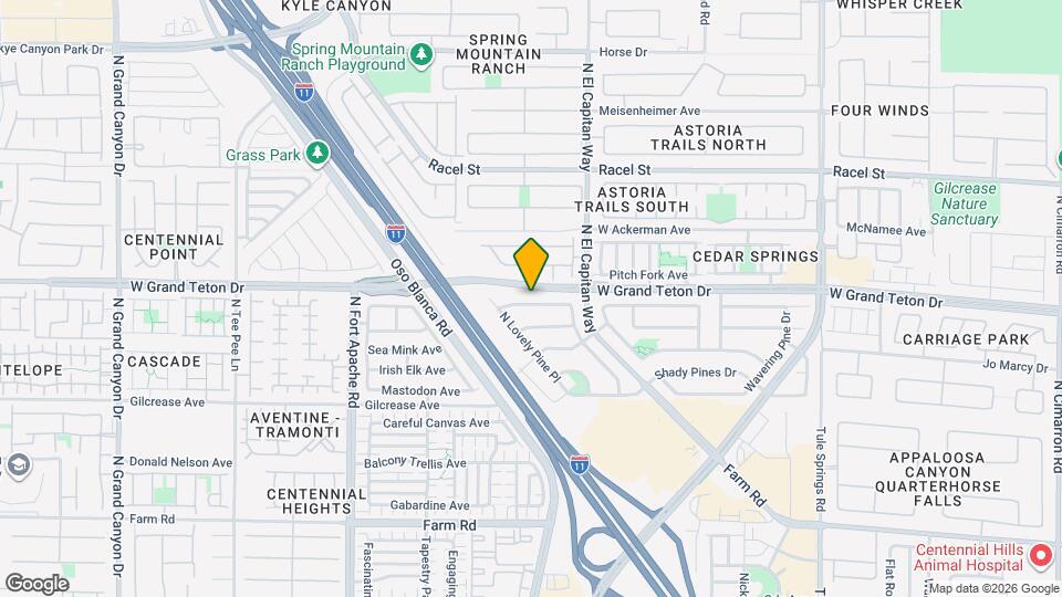 8900 W Colorful Pines Ave Map and Location Details