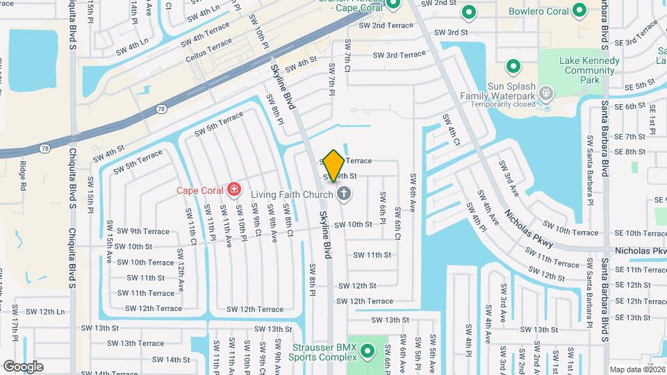 910 SW 7th Ct Map and Location Details