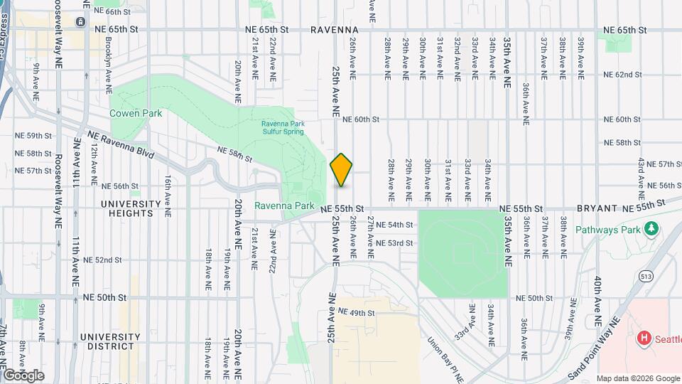 5518 25th Ave NE Map and Location Details