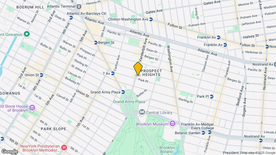 671 Vanderbilt Ave Mapa y Detalles de la Ubicación