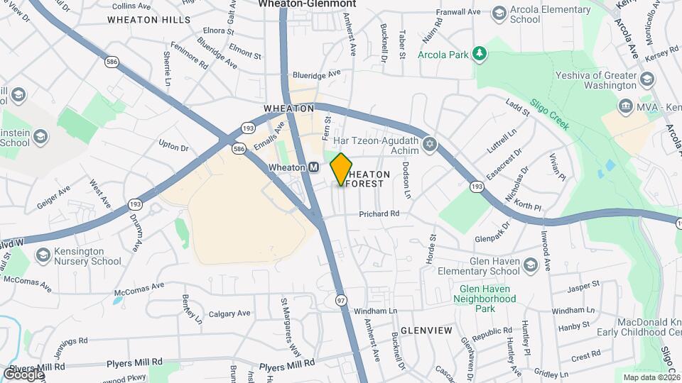 11034 Amherst Ave Map and Location Details