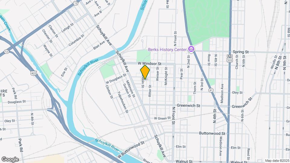 739 Lincoln St Map and Location Details