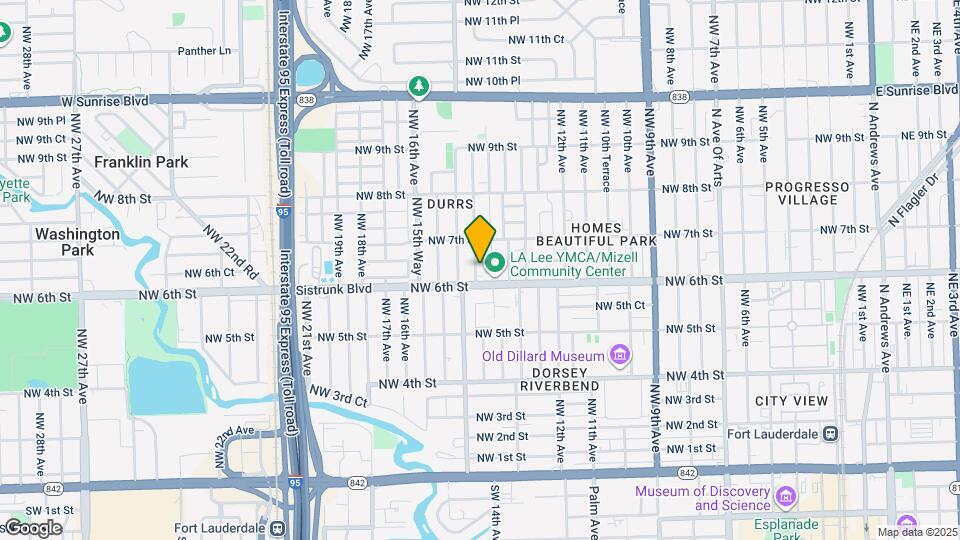 616 NW 14th Way Map and Location Details