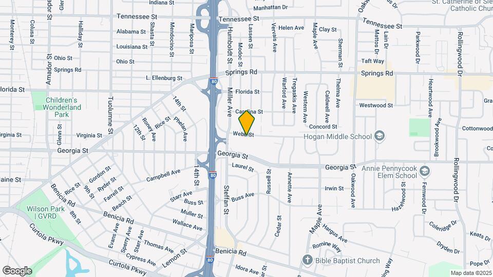 2749 Webb St Map and Location Details
