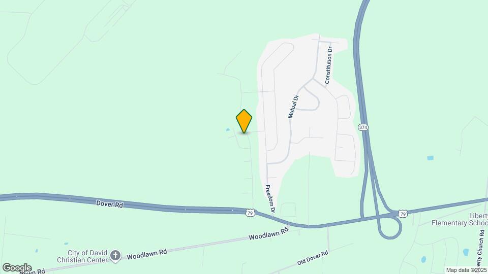 1498 Fredrick Dr Map and Location Details