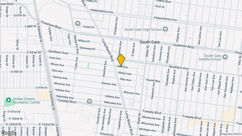 3048 Iowa Ave Mapa y Detalles de la Ubicación