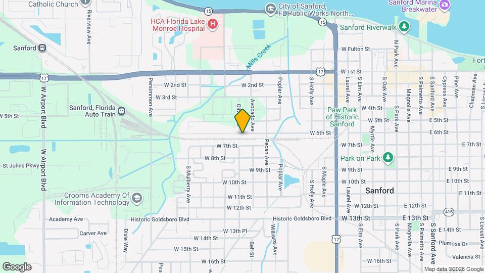 1217 W 6th St Mapa y Detalles de la Ubicación