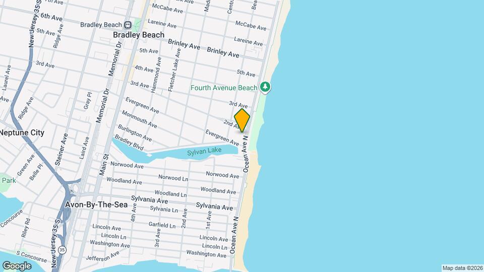 100 Ocean Ave N Map and Location Details