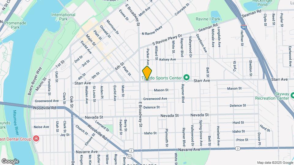 1022 Starr Ave Mapa y Detalles de la Ubicación