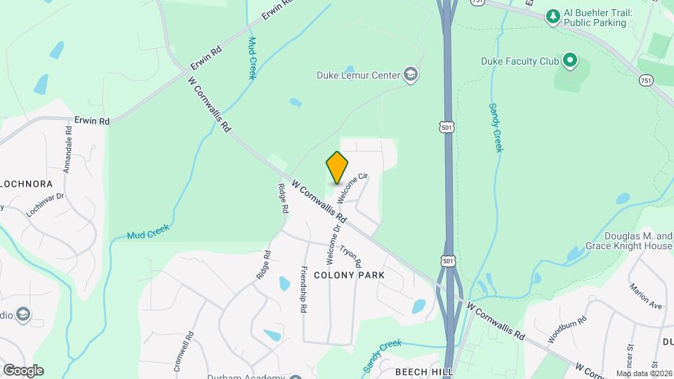 1326 Welcome Cir Map and Location Details