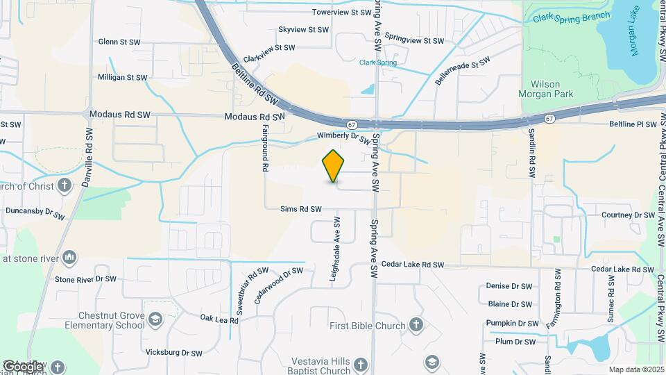 928 Spring Ct SW Mapa y Detalles de la Ubicación