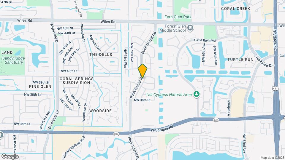 3914 NW 72nd Dr Map and Location Details