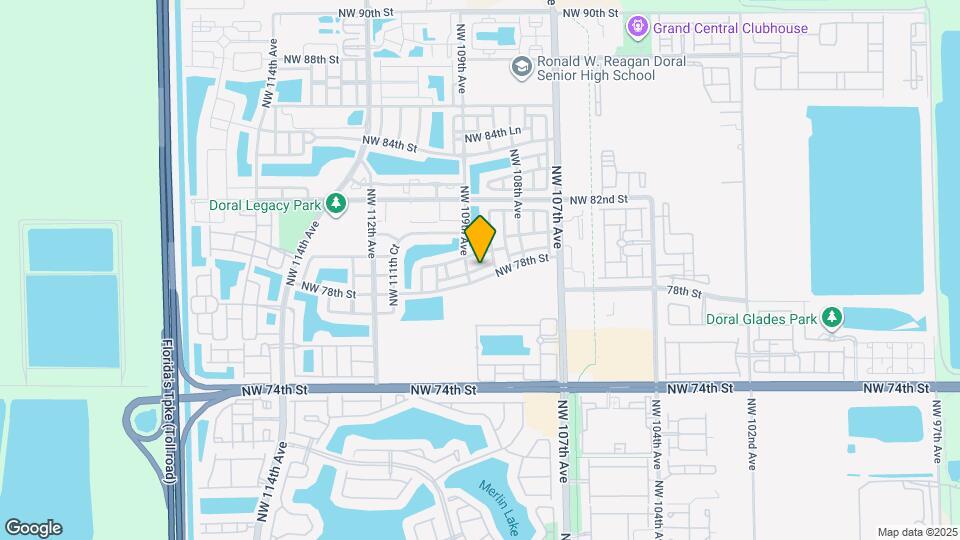 10440 NW 78th Terrace Map and Location Details