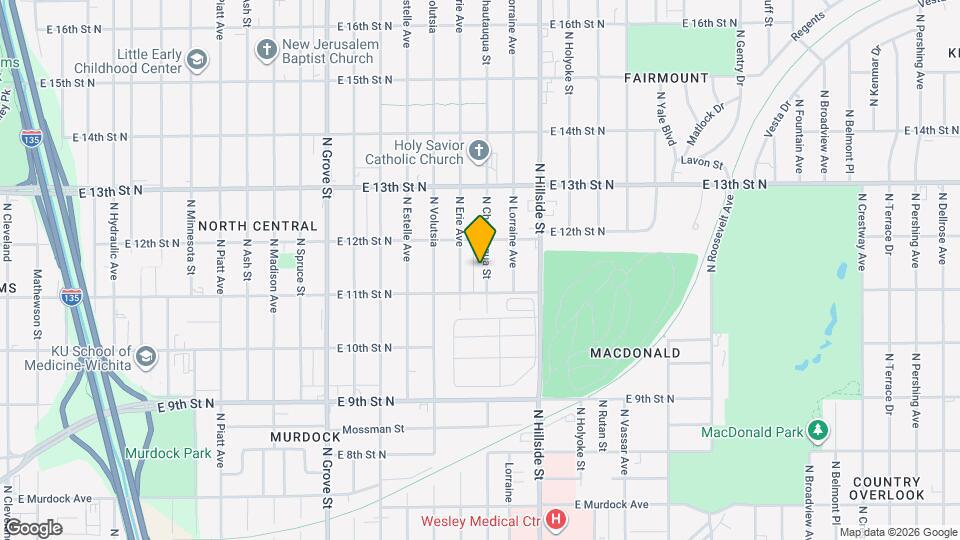 1223 N Chautauqua Ave Map and Location Details