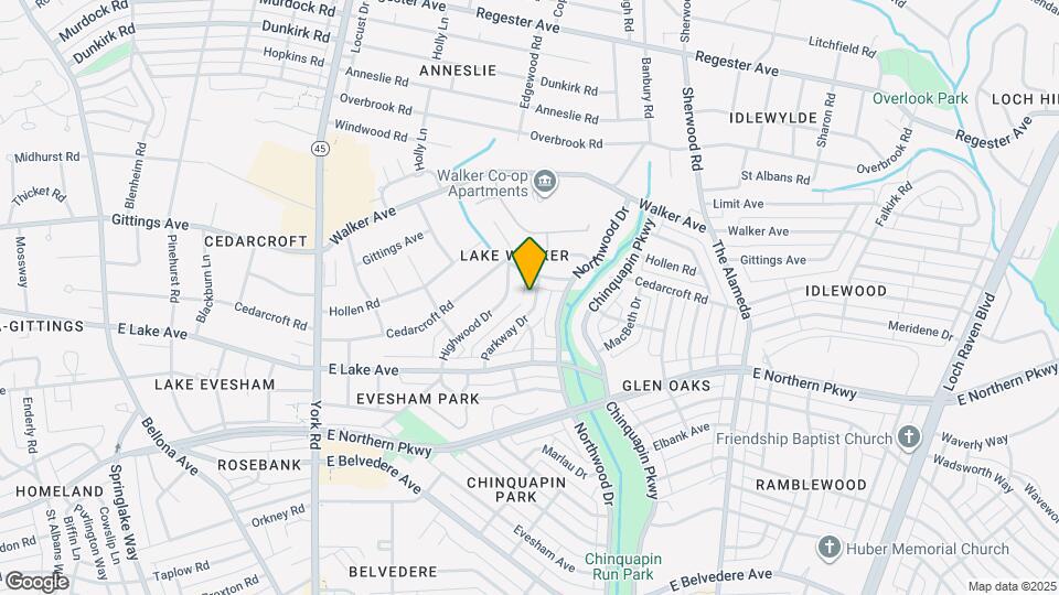 6166 Parkway Dr Map and Location Details