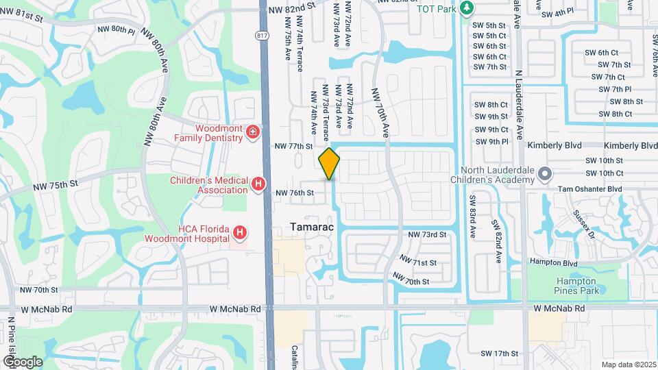 7610 NW 73rd Terrace Map and Location Details