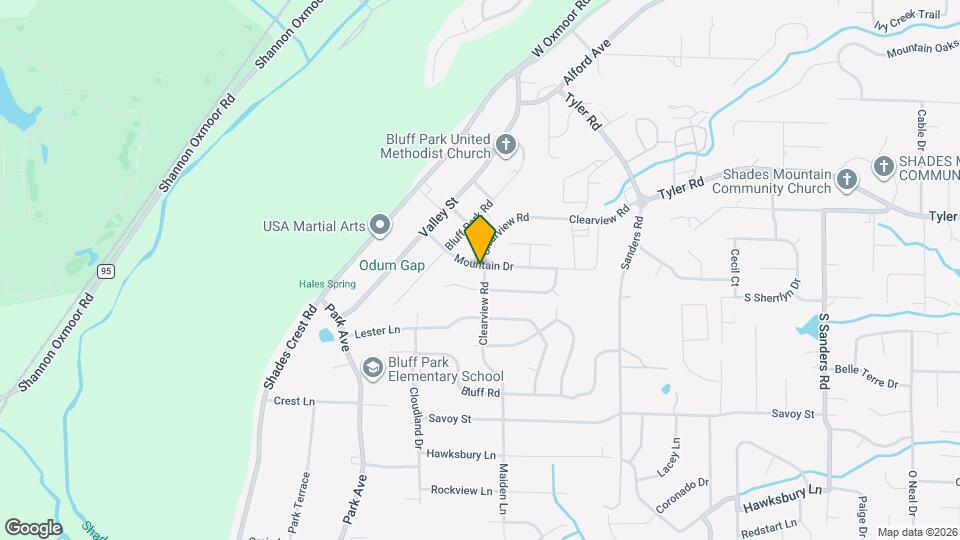 2460 Mountain Dr Map and Location Details