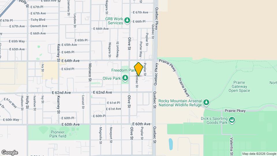 7110 E 63rd Ave Map and Location Details