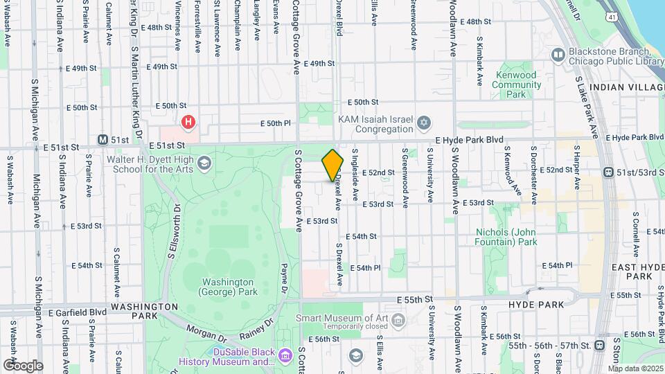 5200-5208 S Drexel Ave Map and Location Details