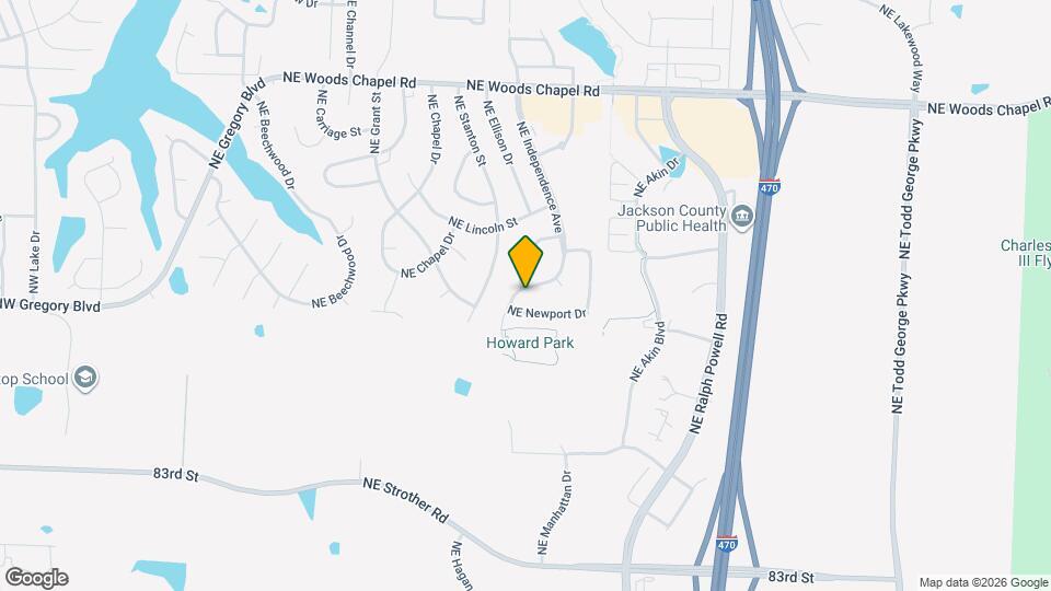 3517-3523 NE Independence Ave Map and Location Details