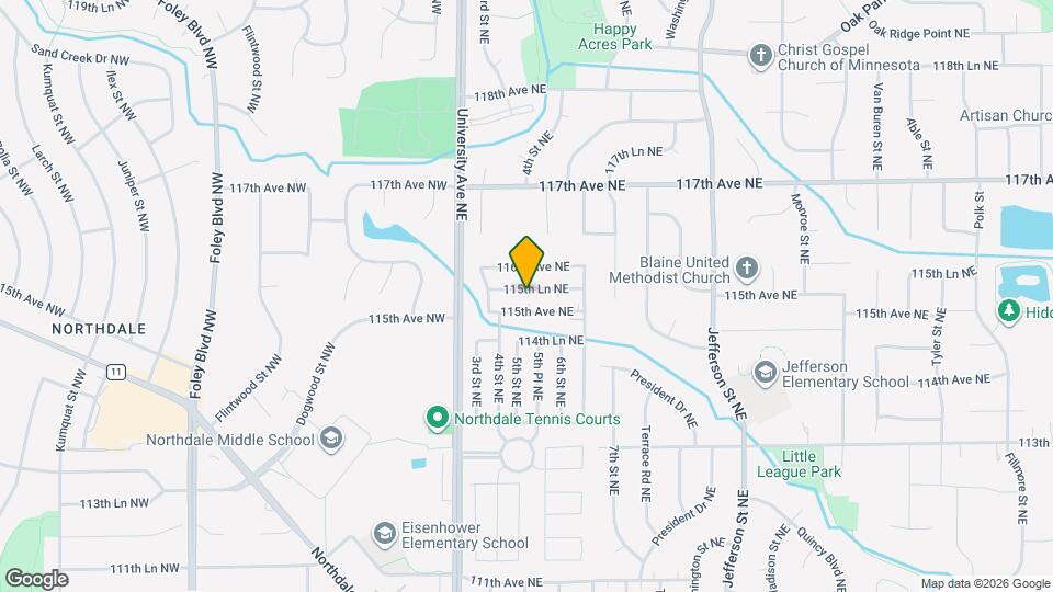 50 115th Ln NE Map and Location Details
