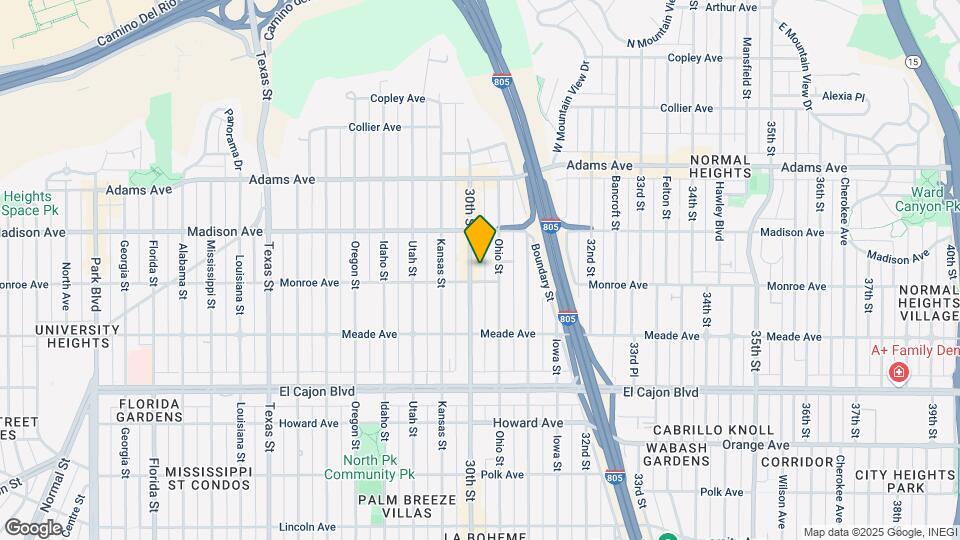 4517 30th St Map and Location Details