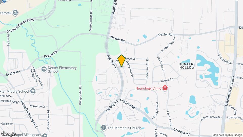 1555 Appling Wood Cove N Mapa y Detalles de la Ubicación