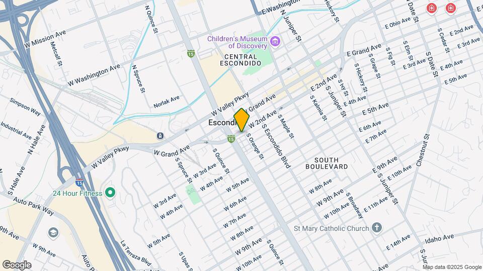 205 W Orange St Mapa y Detalles de la Ubicación