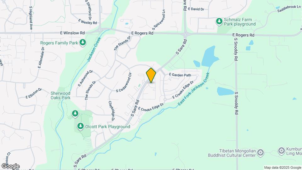 3360 S Oaklawn Cir Map and Location Details