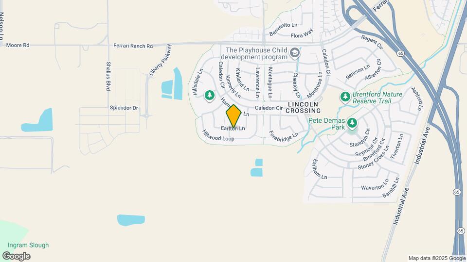 1250 Earlton Ln Map and Location Details